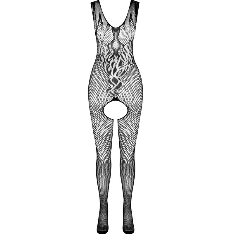 PASSION - BS098 BODYSTOCKING NERO TAGLIA UNICA – Bodystocking – foto 5
