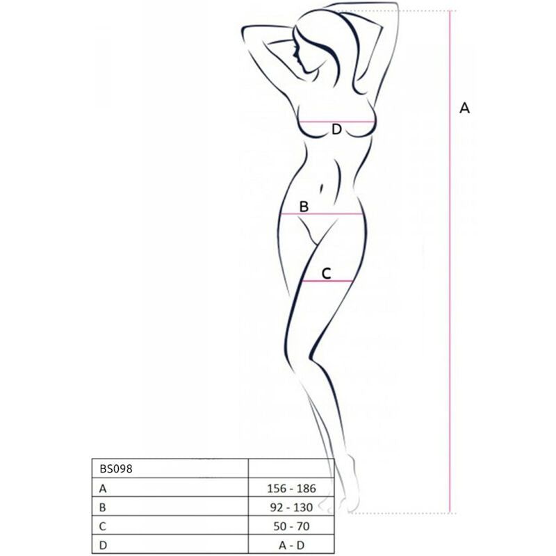 PASSION - BS098 BODYSTOCK ROSSO TAGLIA UNICA – Bodystocking – foto 5
