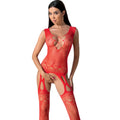 PASSION - BS099 BODYSTOCK ROSSO TAGLIA UNICA – Bodystocking