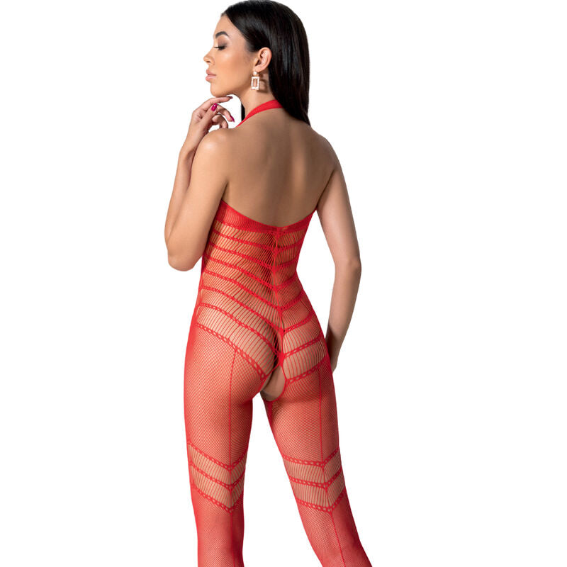 PASSION - BODYSTOCKING BS100 ROSSO TAGLIA UNICA – Bodystocking – foto 2