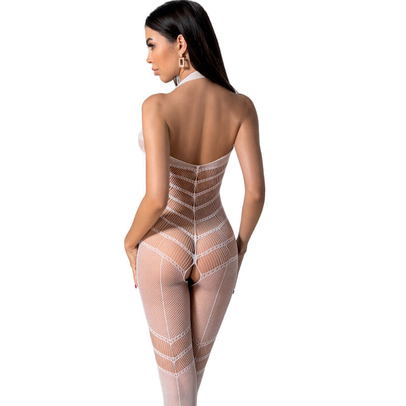 PASSION - BODYSTOCKING BIANCO BS100 TAGLIA UNICA – Bodystocking – foto 2