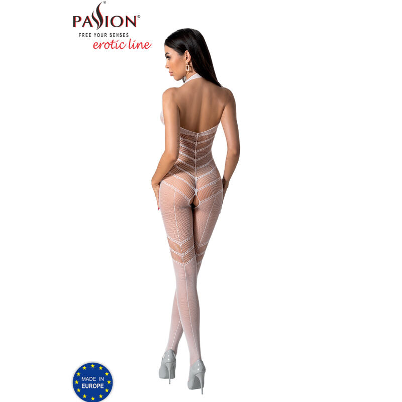 PASSION - BODYSTOCKING BIANCO BS100 TAGLIA UNICA – Bodystocking – foto 4