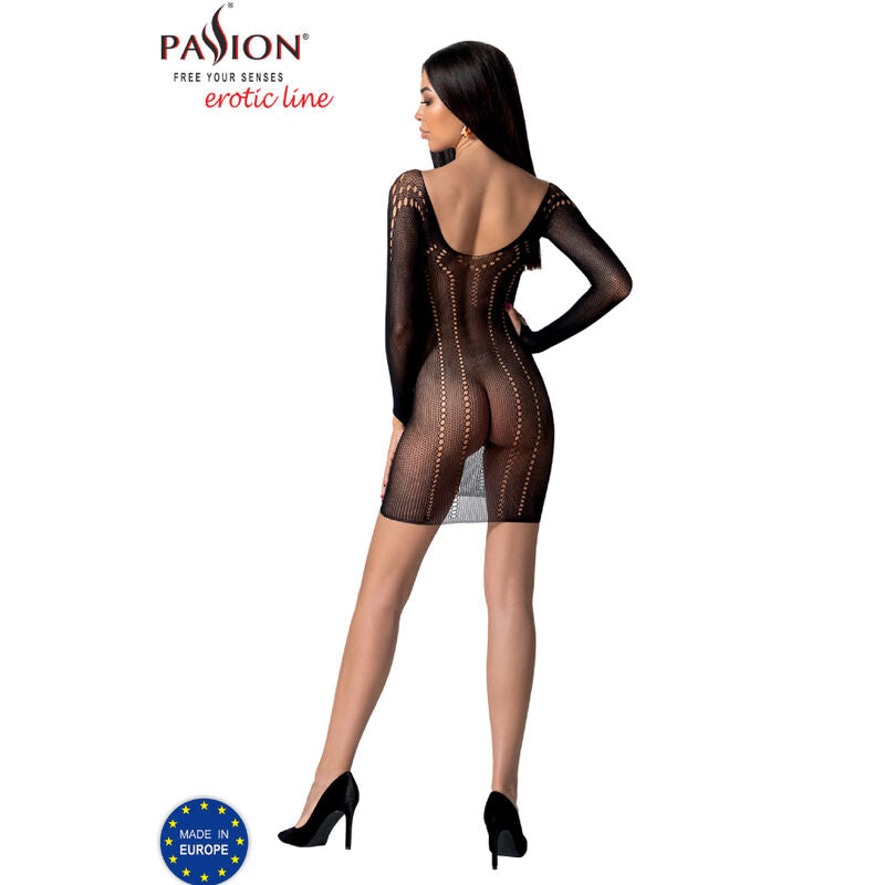 PASSION - BS101 BODYSTOCKING NERO TAGLIA UNICA – Bodystocking – foto 4