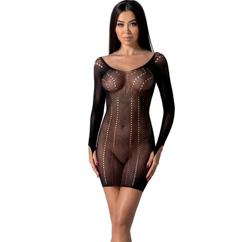 PASSION - BS101 BODYSTOCKING NERO TAGLIA UNICA – Bodystocking
