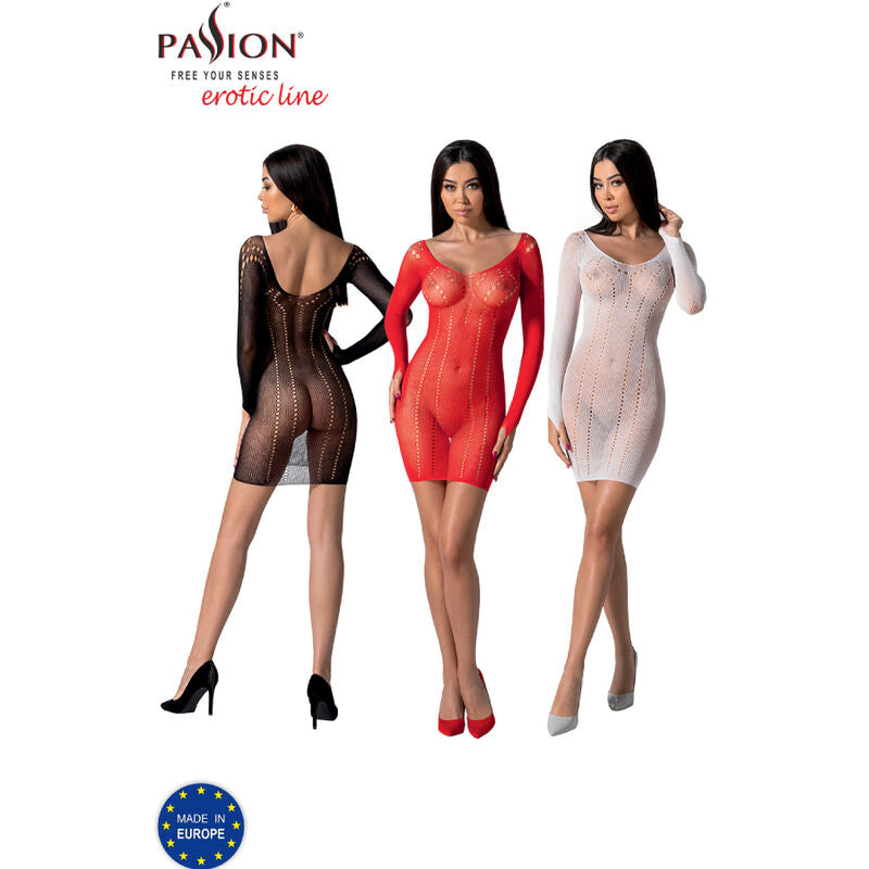 PASSION - BS101 BODYSTOCKING NERO TAGLIA UNICA – Bodystocking – foto 8