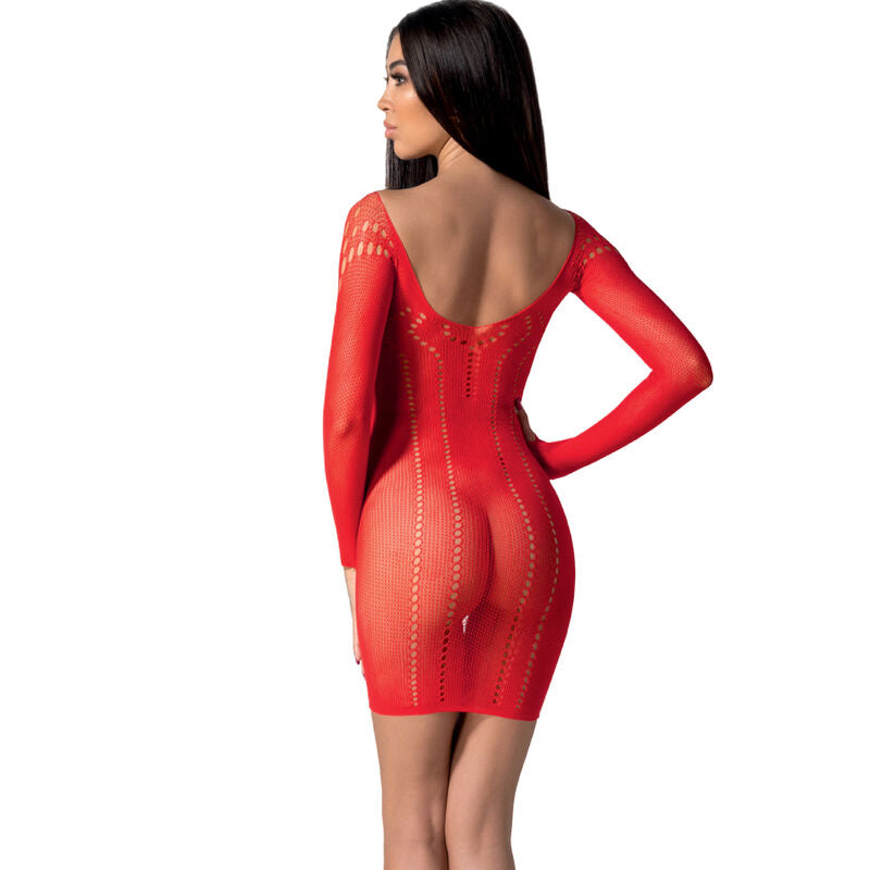 PASSION - BS101 BODYSTOCK ROSSO TAGLIA UNICA – Bodystocking – foto 2