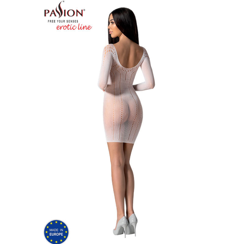 PASSION - BS101 BODYSTOCKING BIANCO TAGLIA UNICA – Bodystocking – foto 4