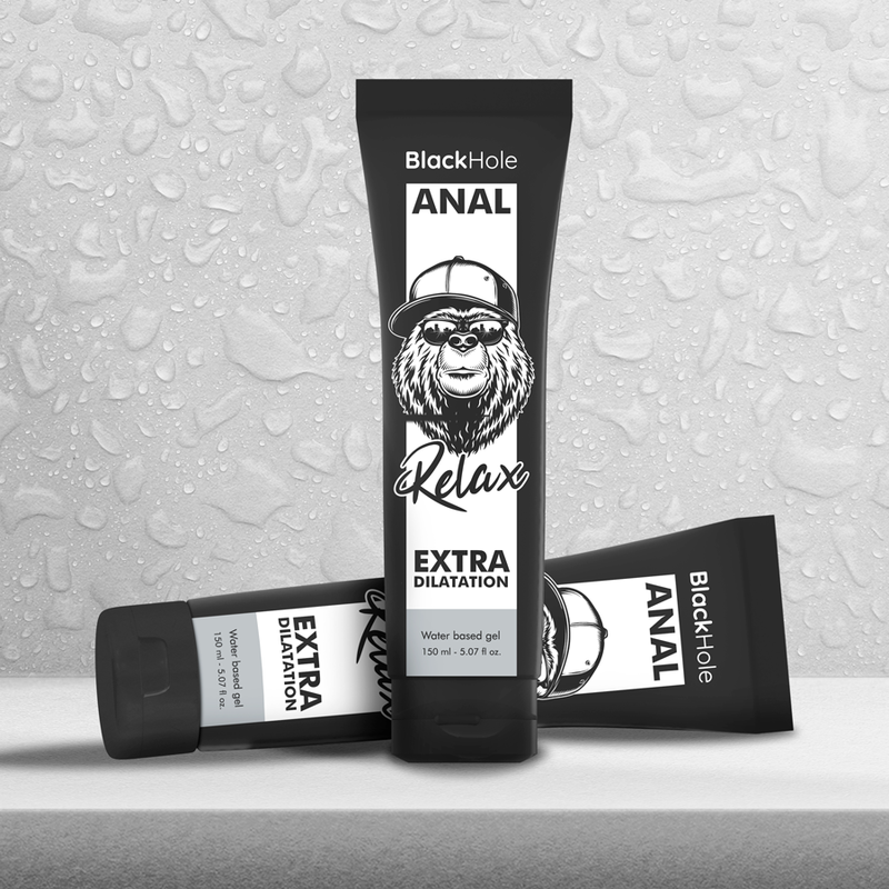 BLACK HOLE - GEL A BASE D'ACQUA DILATAZIONE ANALE 150 ML – Anali con rilassante – foto 6