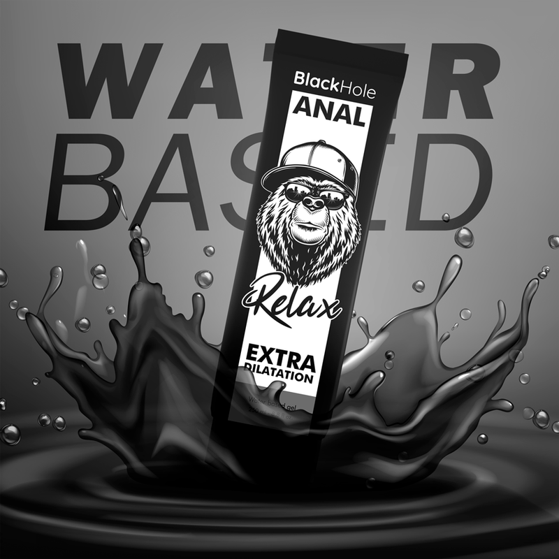 BLACK HOLE - GEL A BASE D'ACQUA DILATAZIONE ANALE 250 ML – Anali con rilassante – foto 4