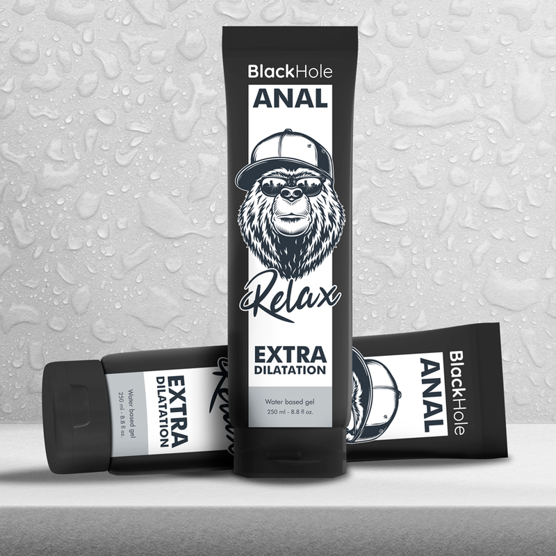 BLACK HOLE - GEL A BASE D'ACQUA DILATAZIONE ANALE 250 ML – Anali con rilassante – foto 6