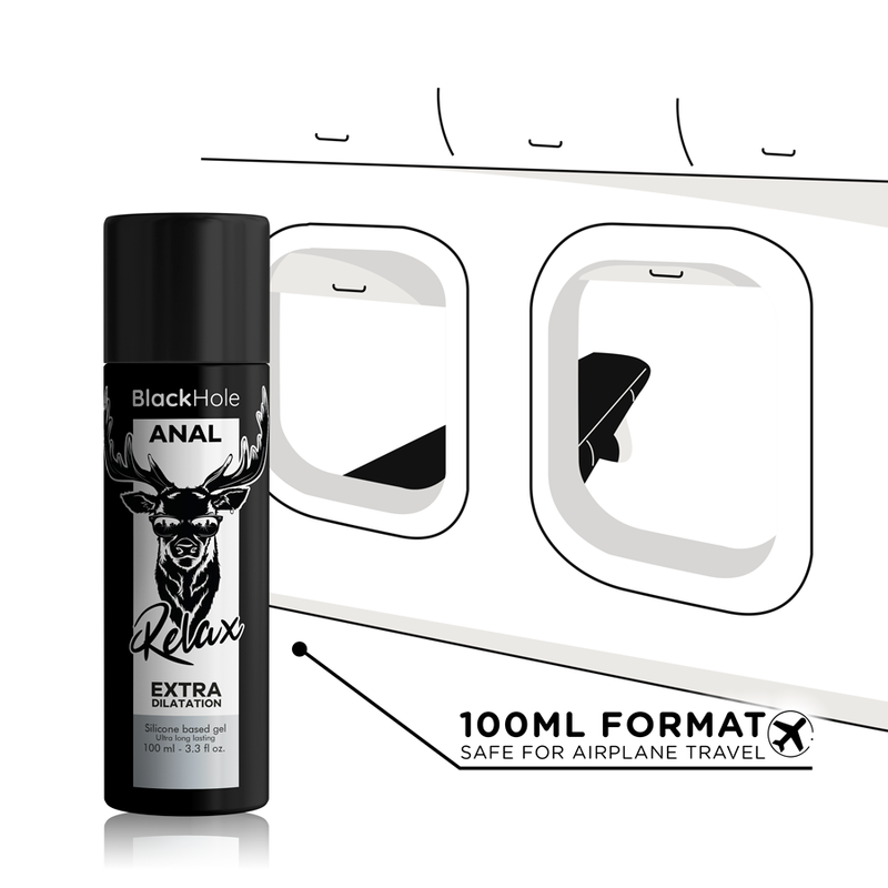 BLACK HOLE - GEL DILATAZIONE ANALE A BASE DI SILICONE 100 ML – Base in silicone – foto 5