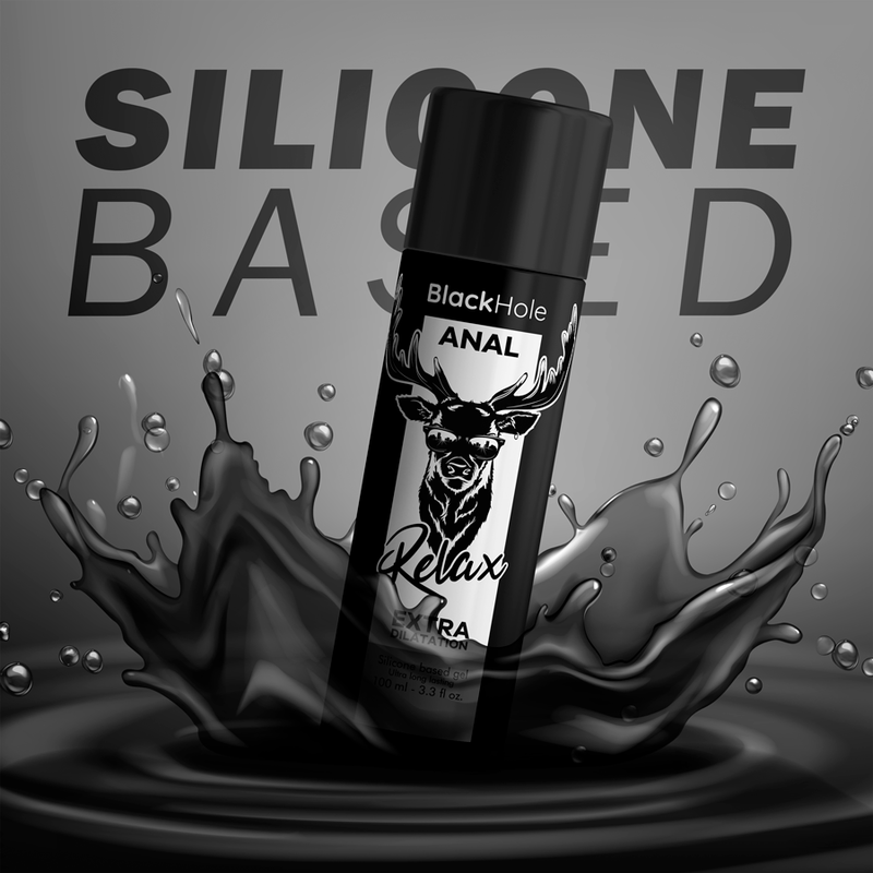 BLACK HOLE - GEL DILATAZIONE ANALE A BASE DI SILICONE 100 ML – Base in silicone – foto 4