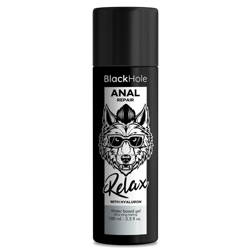 BLACK HOLE - RIPARATORE ANALE A BASE D'ACQUA RELAX CON IALURONICO 100 ML – A base d'acqua