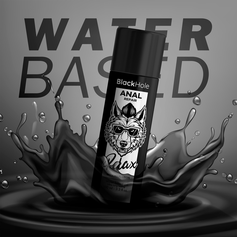 BLACK HOLE - RIPARATORE ANALE A BASE D'ACQUA RELAX CON IALURONICO 100 ML – A base d'acqua – foto 4