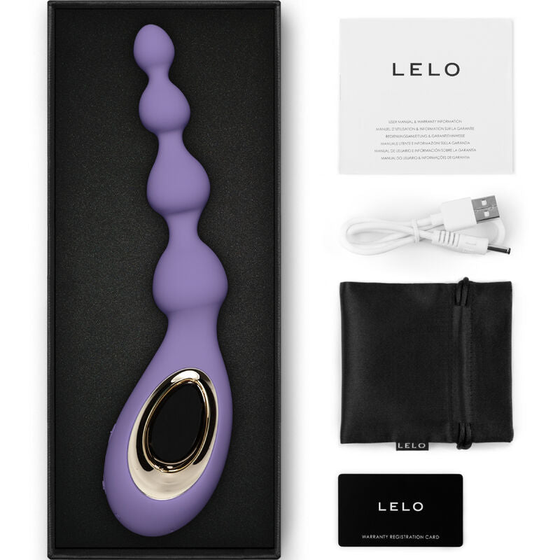 LELO - MASSAGGIATORE ANALE VIOLA CON PERLINE SORAYA – Massaggiatrici – foto 3