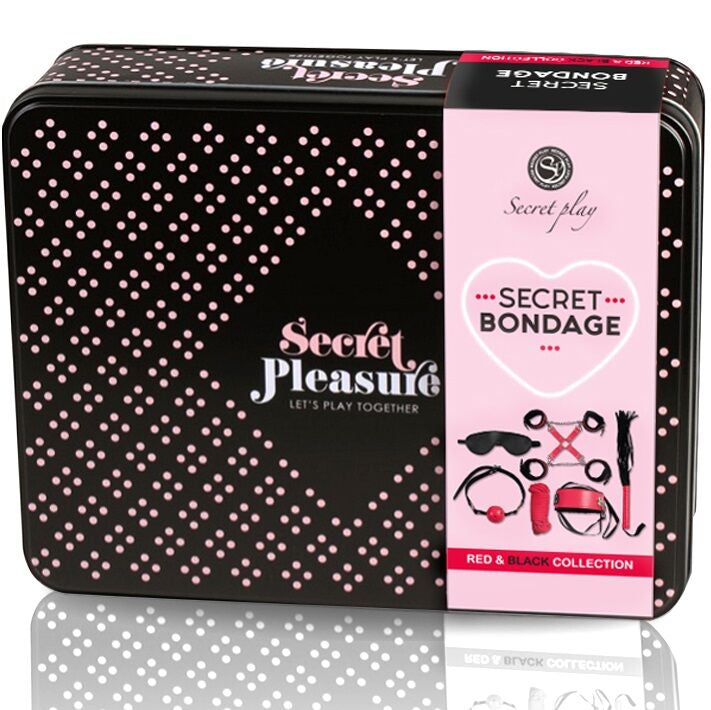 SECRETPLAY - BDSM SET 6 PCS ROSSA COLLECTION – kit Sex Toys