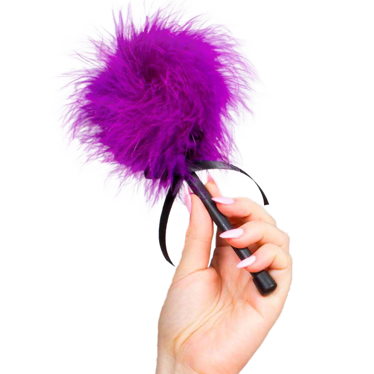 SECRETPLAY - SPOLVERINO MARABOU ROSA VIOLA – Piume