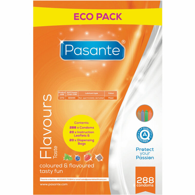 PASANTE - PRESERVATIVI ECO PACK GUSTI BORSA 288 UNIT – Profumo