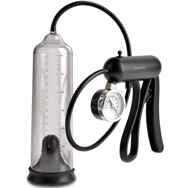 PUMP WORX - POMPA PRO-GAUGE POWER TRASPARENTE – Pompa per l'ingrandimento del pene