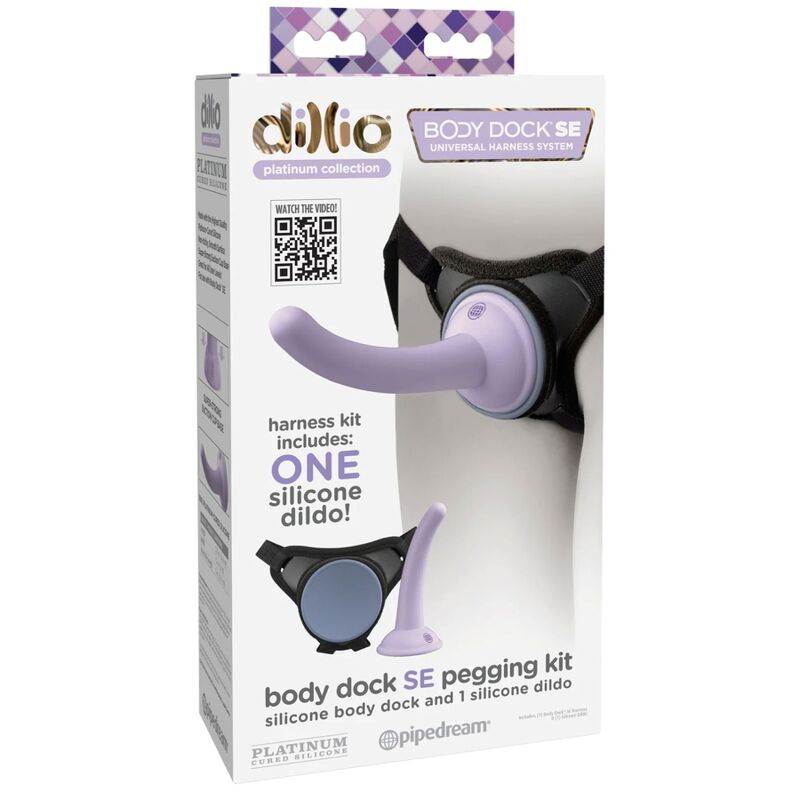 DILLIO - IMBRAGATURA VIOLA BODY DOCK – Dildo strapon – foto 2