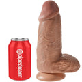 KING COCK - PENE REALISTICO CHUBBY 23 CM CARAMEL – Dildo strapon