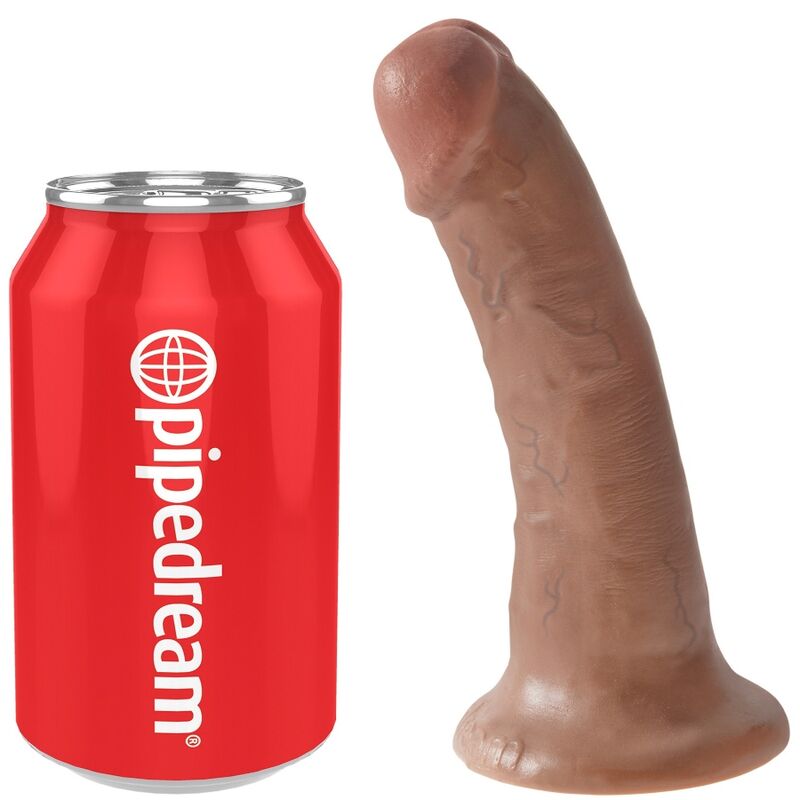 KING COCK - PENE REALISTICO 15 CM CARAMEL – Dildo strapon