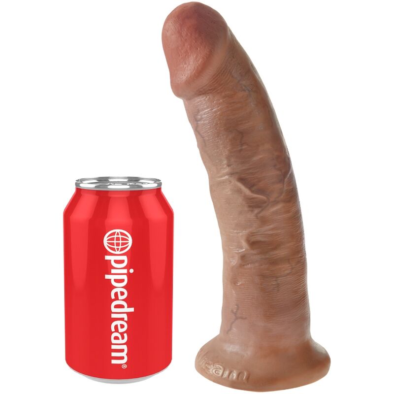 KING COCK - PENE REALISTICO 21.7 CM CARAMEL – Dildo strapon