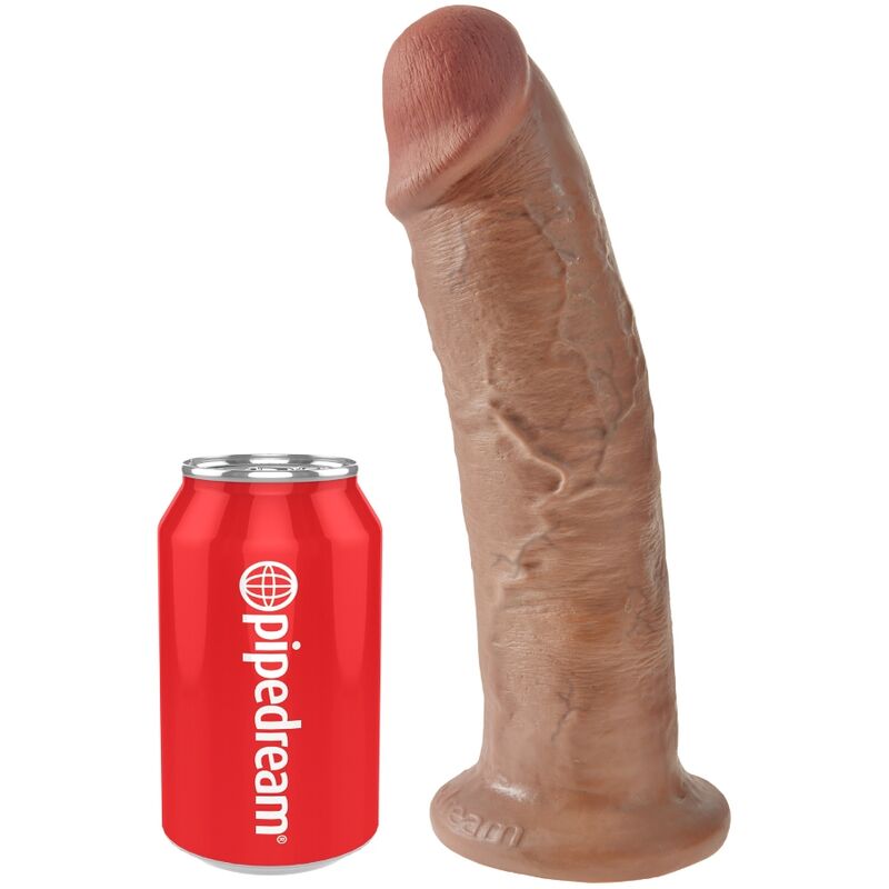 KING COCK - PENE REALISTICO 24 CM CARAMEL – Dildo strapon
