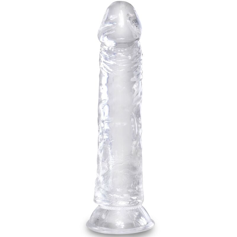 KING COCK - PENE REALISTICO CHIARO 19.7 CM TRASPARENTE – Dildo strapon