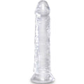 KING COCK - PENE REALISTICO CHIARO 19.7 CM TRASPARENTE – Dildo strapon