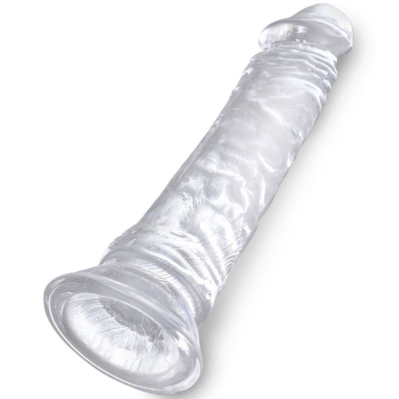 KING COCK - PENE REALISTICO CHIARO 19.7 CM TRASPARENTE – Dildo strapon – foto 3