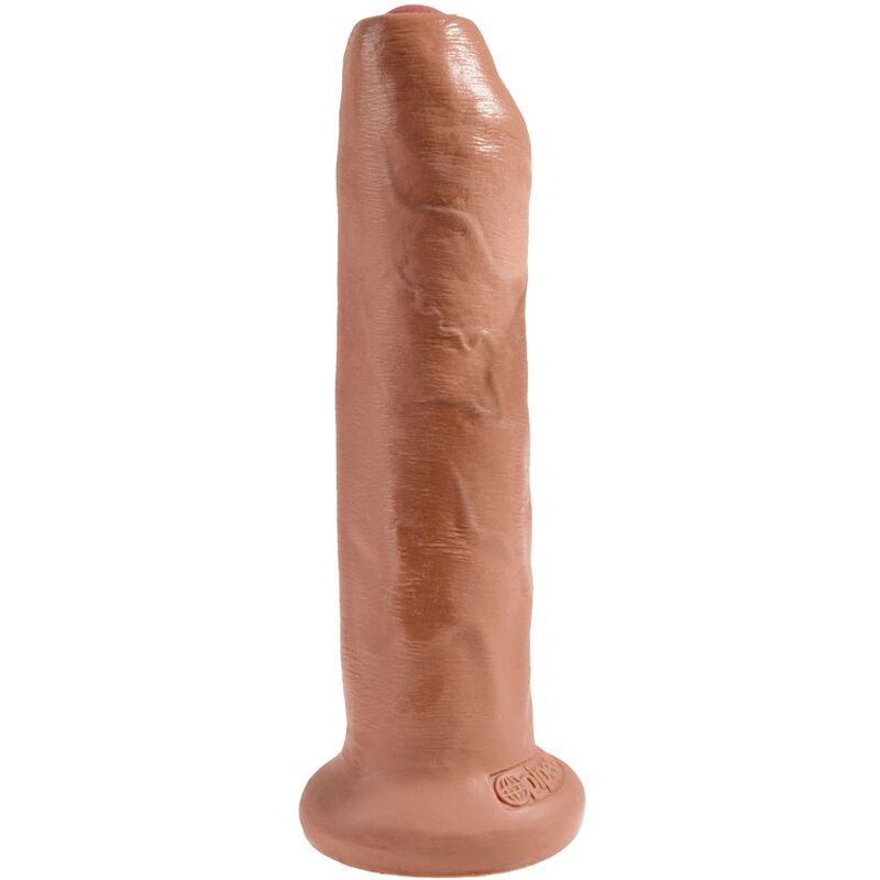 KING COCK - PENE REALISTICO NON TAGLIATO 17.8 CM CARAMELLO – Dildo strapon – foto 2