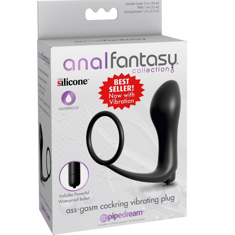 ANAL FANTASY ELITE COLLECTION - PLUG VIBRATORE COCKRING ASS-GASM – Vari masturbatori – foto 2