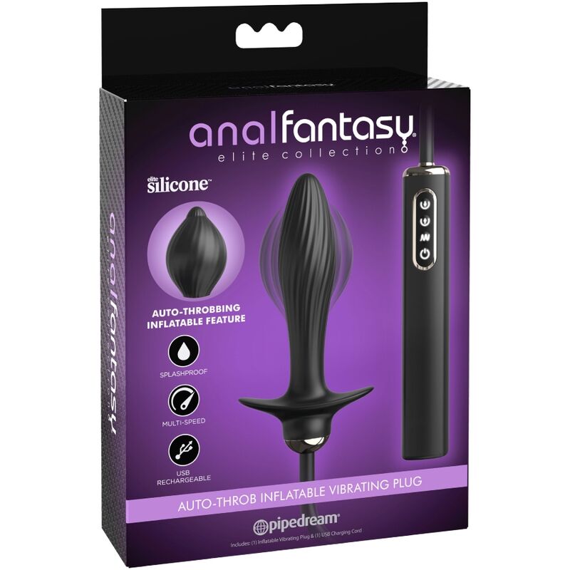 ANAL FANTASY ELITE COLLECTION - PLUG GONFIABILE E VIBRATORE AUTO-THROB – Vibratori anali – foto 2