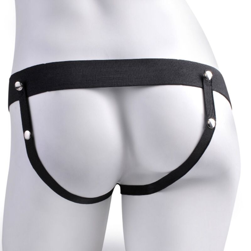 FETISH FANTASY SERIES - IMBRACATURA REGOLABILE PENE REALISTICO CON SFERE RICARICABILI E VIBRATORE 17,8 CM – Imbracature a vibrazione – foto 6