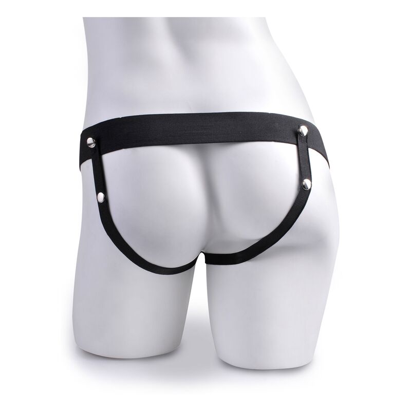 FETISH FANTASY SERIES - IMBRACATURA REGOLABILE PENE REALISTICO CON SFERE SQUIRTING 19 CM – Cablaggi cavi – foto 4