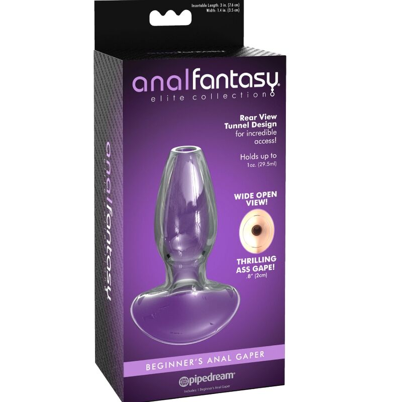 ANAL FANTASY ELITE COLLECTION - DILATATORE ANALE GAPER PER PRINCIPIANTI CRISTALLO TAGLIA S – Tappi anali – foto 2