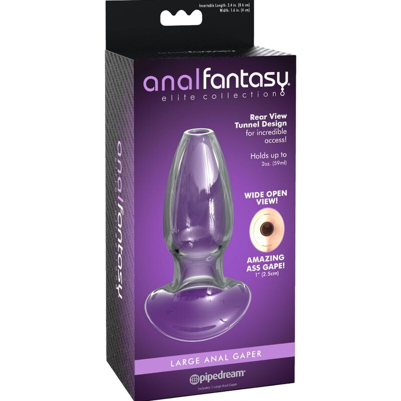 ANAL FANTASY ELITE COLLECTION - DILATATORE IN CRISTALLO ANAL GAPER TAGLIA M – Tappi anali – foto 2