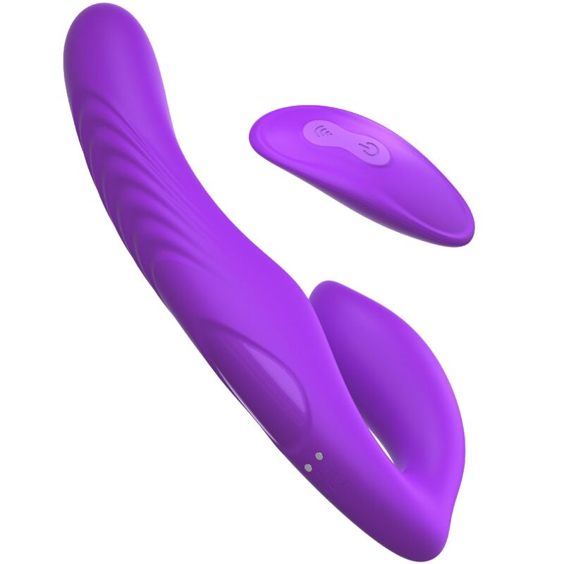 FANTASY FOR HER - VIBRATORE A DOPPIA PENETRAZIONE TELECOMANDO 9 LIVELLI VIOLA – Telecomando