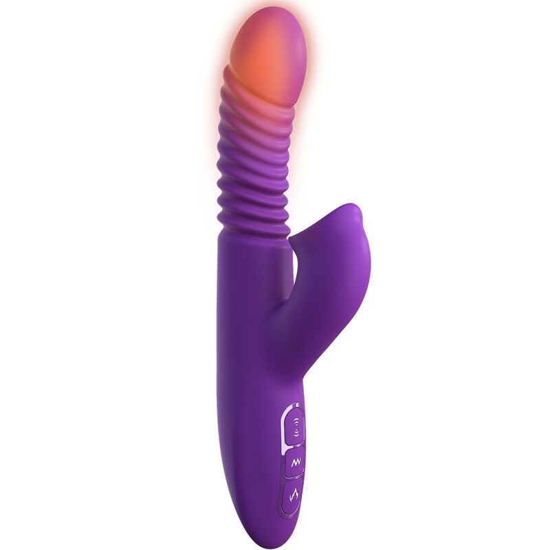 FANTASY FOR HER - STIMOLATORE DEL CLITORIDE CON OSCILLAZIONE DEL CALORE E FUNZIONE VIBRAZIONE VIOLA – Rotatori vibranti – foto 2