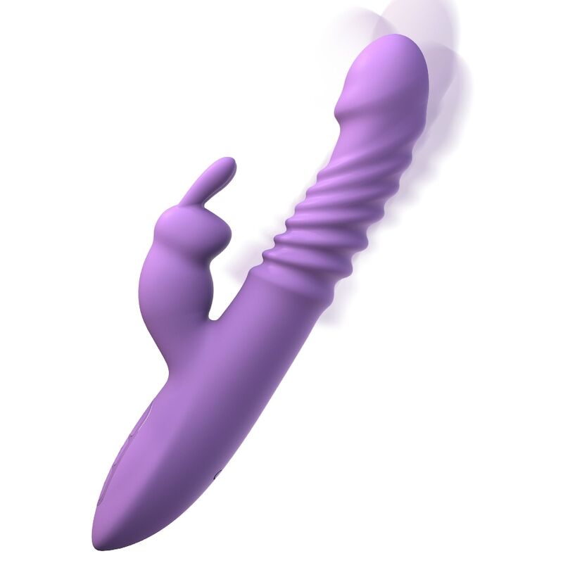FANTASY FOR HER - STIMOLATORE PER CLITORIDE CONIGLIO CON FUNZIONE CALORE OSCILLAZIONE E VIBRAZIONE VIOLA – Rotatori vibranti – foto 2