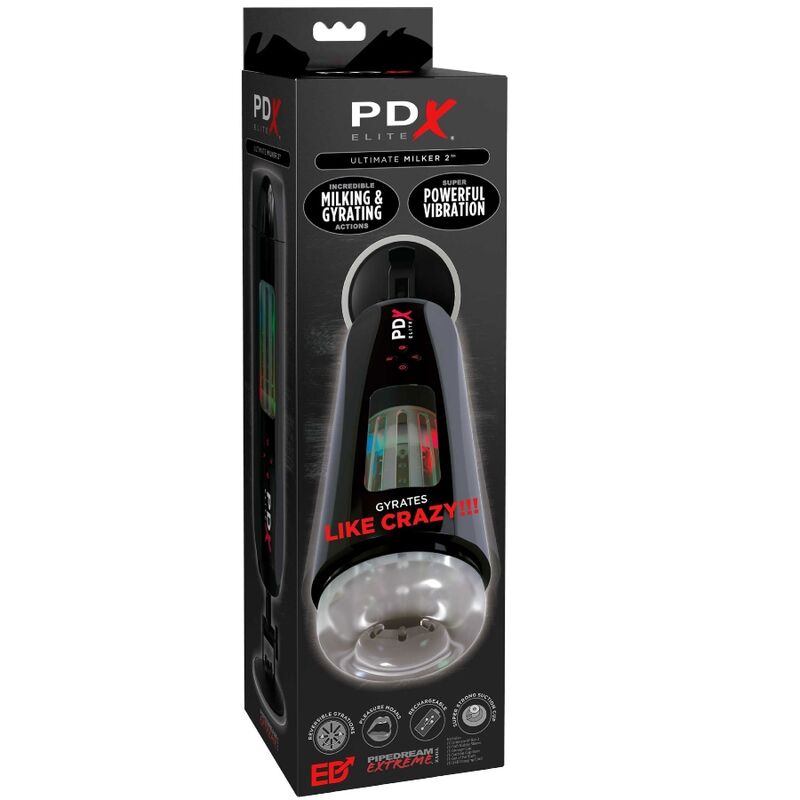 PDX ELITE - STROKER ULTIMATE MILKER 2 ROTANTE E VIBRATORE – Vari masturbatori – foto 2
