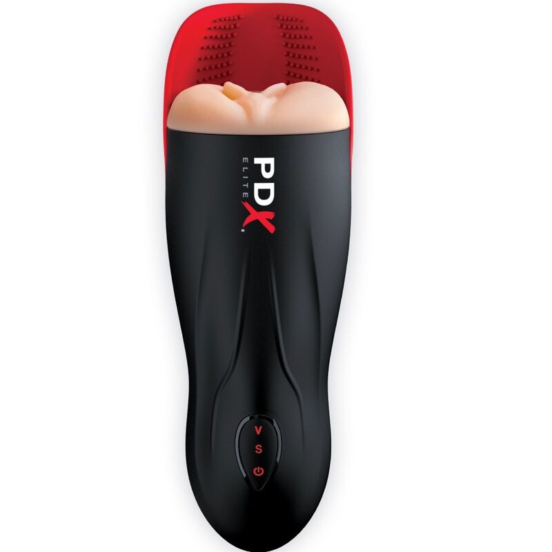 PDX ELITE - STROKER FUCK-O-MATIC VAGINA DOPPIA VIBRAZIONE PENE E TESTICOLI – Vari masturbatori – foto 3