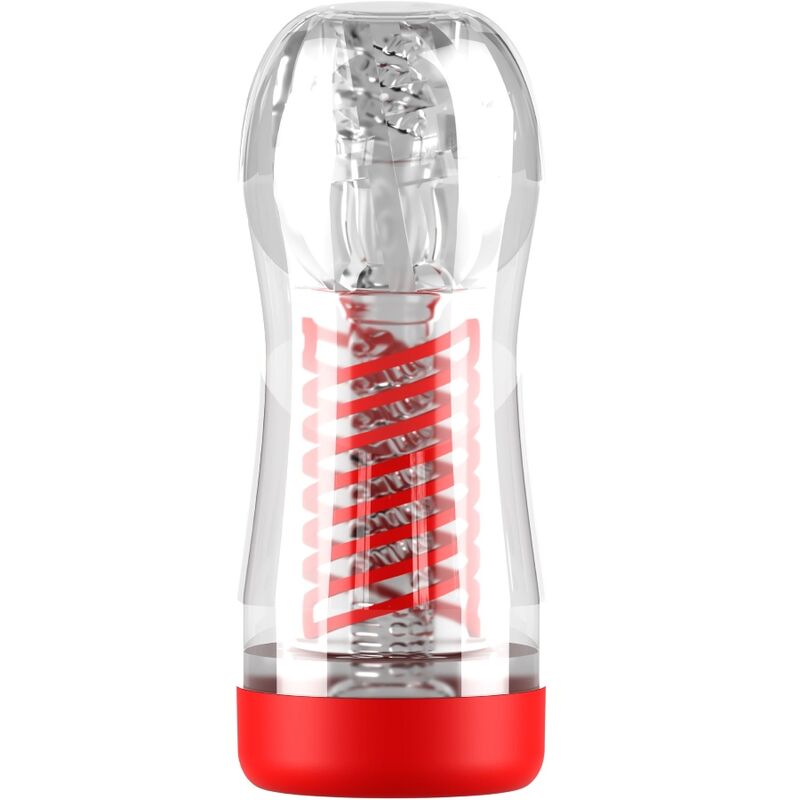 PDX ELITE - STROKER VIEWTUBE 2 COMPRESSIONE SPIRALE TRASPARENTE – Vari masturbatori – foto 3