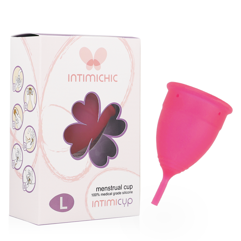 INTIMICHIC - COPPA MESTRUALE IN SILICONE GRADO MEDICO - TAGLIA L – Coppa vaginale