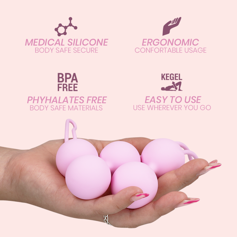 INTIMICHIC - PELVIS HEALTH II RIABILITAZIONE DEL PAVIMENTO PELVICO – Sfere di silicone – foto 5
