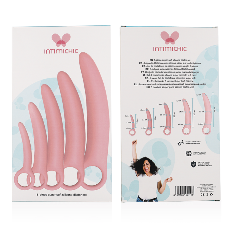 INTIMICHIC - DILATATORE DI SILICONE 5 PZ – Dilatatore vaginale-anale – foto 7