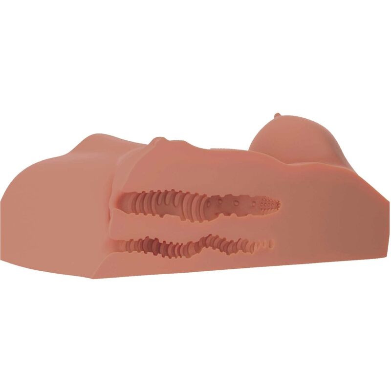 PDX PLUS - MASTURBATORE FEMMINILE TORSO DOPPIA ENTRATA CANDY – Vagine con vibrazione – foto 3