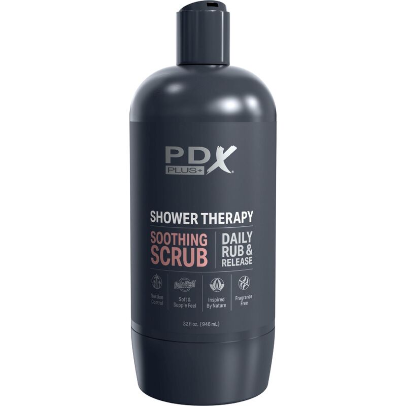 PDX PLUS - MASTURBATORE STROKER DESIGN DISCRETO DELLA BOTTIGLIA SCRUB LENITIVO SHAMPOO CANDY – Vagine con vibrazione – foto 3