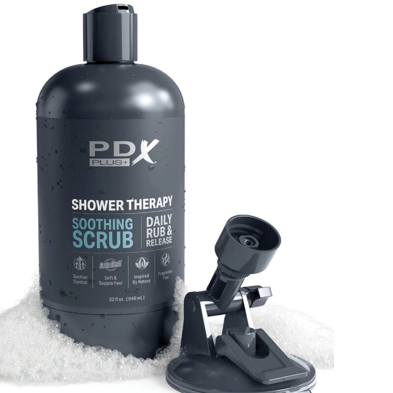 PDX PLUS - SHAMPOO SCRUB LENITIVO STROKER MASTURBATOR DAL DESIGN DISCRETO DELLA BOTTIGLIA – Vagine con vibrazione – foto 5